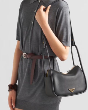 [프라다] 달링 레더 핸드백 1BA451