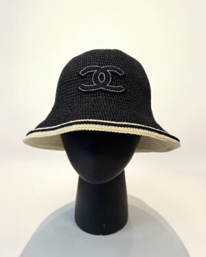 [샤넬] Chanel 로고 버킷햇