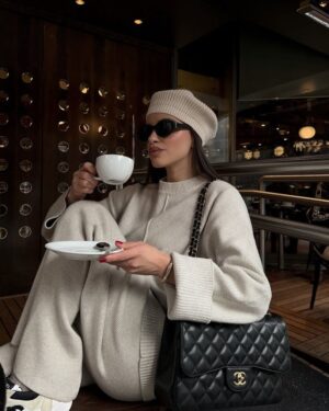 [샤넬] 클래식 라지 플랩 백 램스킨 A58600