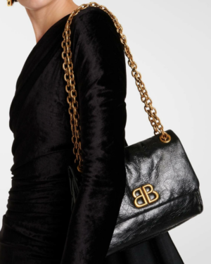 [발렌시아가] 모나코 미니 백 블랙 7929772AAR81000