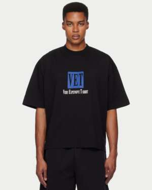 [베트멍] 블랙 VET 박시 크롭 티셔츠 251669M213045