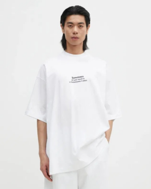 [베트멍] 'All You Need' 오버사이즈 티셔츠 UA66TR690W