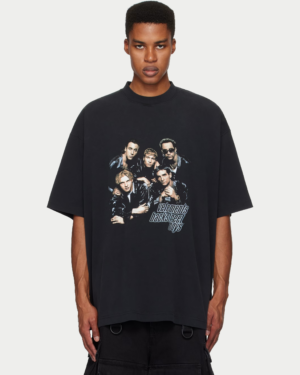 [베트멍] 'Backstreet Boys' 오버사이즈 티셔츠 251669M213024