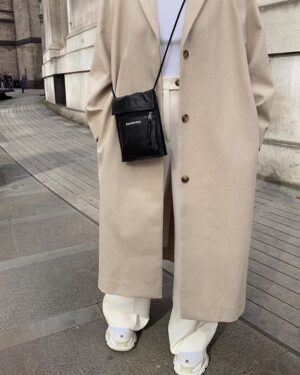 [발렌시아가] 익스플로러 블랙 스트랩 파우치 532298 D8505