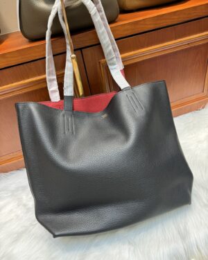 [에르메스] 더블센스 37cm Togo/ Noir / Rouge Casaque