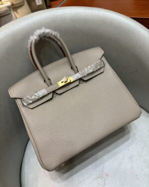 [에르메스] 버킨 25cm Togo/ Gris Tourterelle - Gold