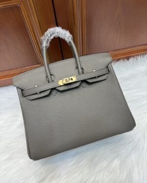 [에르메스] 버킨 25cm Togo/ Gris Tin - Gold