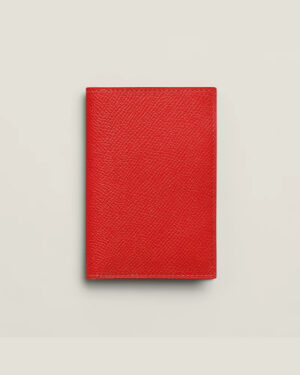 [에르메스] MC² Euclide 카드 지갑 Epsom - Rouge Tomate H043033C