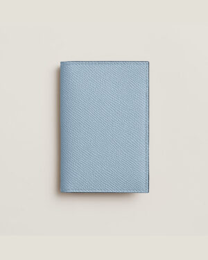 [에르메스] MC² Euclide 카드 지갑 Epsom - Bleu Ciel H043033C