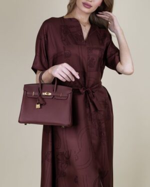 [에르메스] 버킨 25cm Togo/ Bordeaux - Gold