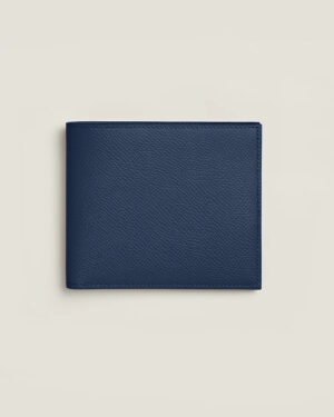 [에르메스] MC² Copernic 콤팩트 지갑 Epsom - Bleu Saphir H064942C