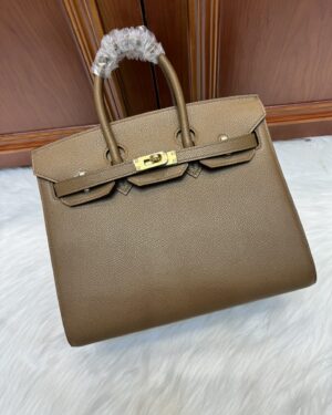 [에르메스] 버킨 25cm Epsom/ Chataigne - Gold