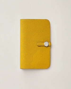 [에르메스] Dogon Duo 장지갑 Togo - Soleil / Silver H043070C