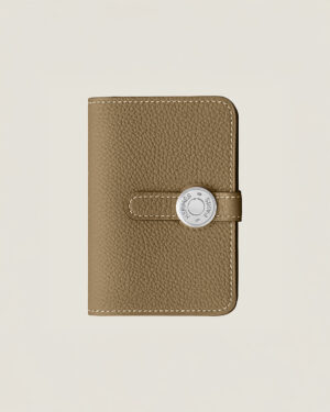 [에르메스] Dogon 카드 지갑 Togo - Etoupe / Silver