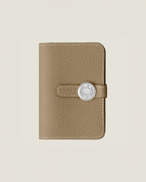 [에르메스] Dogon 카드 지갑 Togo - Sauge / Silver