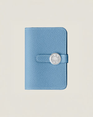 [에르메스] Dogon 카드 지갑 Togo - Celeste / Silver