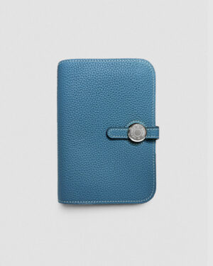 [에르메스] Dogon 여권 지갑 Togo - Mykonos / Silver