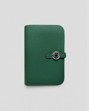 [에르메스] Dogon 여권 지갑 Togo - Menthe / Silver