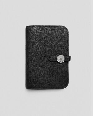 [에르메스] Dogon 여권 지갑 Togo - Noir / Silver