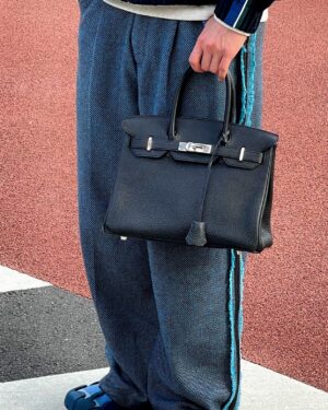 [에르메스] 버킨 30cm Togo/ Noir - Silver