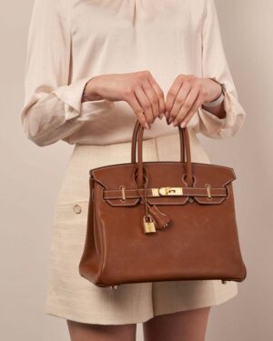 [에르메스] 버킨 30cm Barenia Faubourg/ Gold - Gold