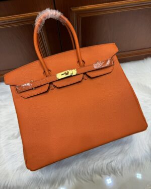 [에르메스] 버킨 35cm Togo/ Orange - Gold