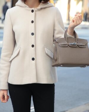 [에르메스] 버킨 25cm Togo/ Etoupe - Silver