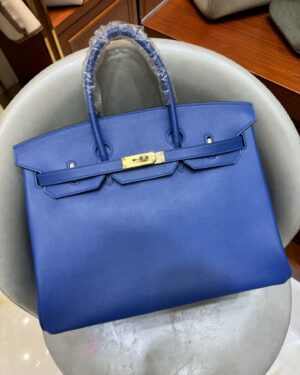 [에르메스] 버킨 35cm Swift/ Bleu de France - Gold