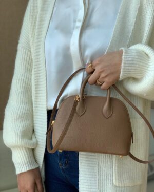 [에르메스] 볼리드 1923 Mini 18cm Chevre/ Etoupe - Gold