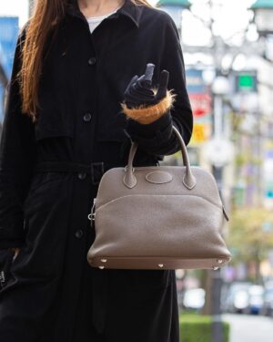 [에르메스] 볼리드 1923 31cm Epsom/ Etoupe - Silver