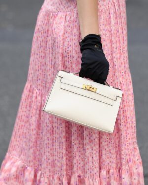 [에르메스] 켈리 22cm Swift/ Nata - Gold