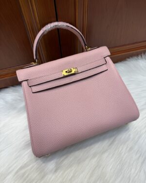 [에르메스] 켈리 25cm Togo/ Rose Sakura - Gold