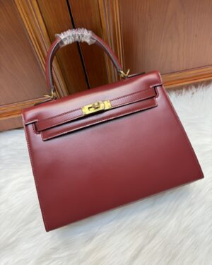 [에르메스] 켈리 25cm Box Calf/ Rouge H - Gold