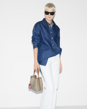 [구찌] 엠블럼 미니 버킷백 815118