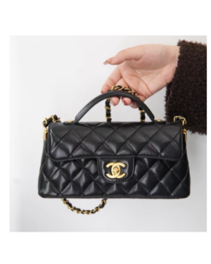 [샤넬] 이스트웨스트 탑핸들 플랩백 AS5354