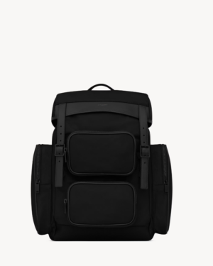 [생로랑] 에코닐 시티 멀티 포켓 백팩 437110FAACZ1000