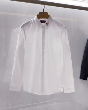 [구찌] 자수 패턴 칼라 셔츠