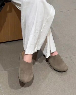 [더 로우] 휴고(Hugo) 스웨이드 뮬 F2052L25