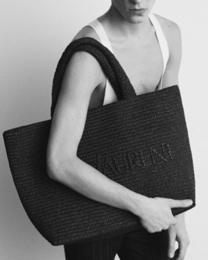 [생로랑] 라피아 소재의 생 로랑 토트백 756269GAAEI1000