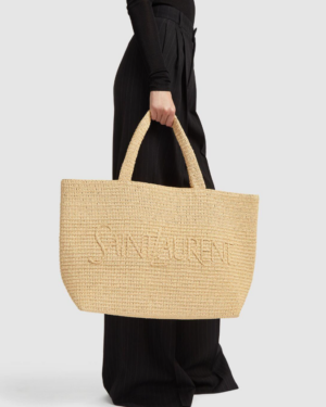 [생로랑] 라피아 소재의 생 로랑 토트백 776763GAAEL2063