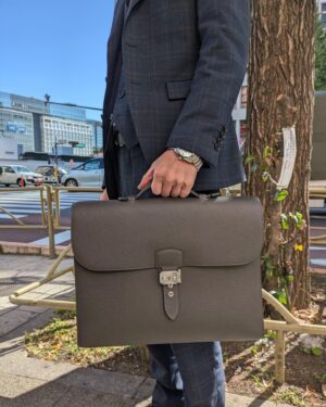 [에르메스] 켈리 Depeches 38cm Briefcase Togo/ Etoupe