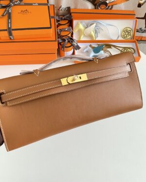 [에르메스] 켈리 Cut 31cm Swift/ Gold - Gold