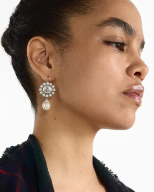 [비비엔 웨스트우드] 아마야 진주 드롭 귀걸이 805088