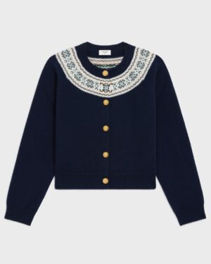 [셀린느] 가디건 - 페어 아일 캐시미어 RV0FQ0N8207DX