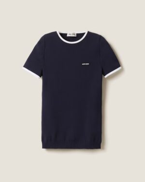 [미우미우] 기능성 원사 크루넥 스웨터 MMLA88