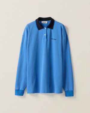 [미우미우] 코튼 피케 폴로 셔츠 MJL019