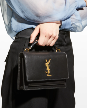 [생로랑] 뉴 미디엄 선셋 블랙 634723