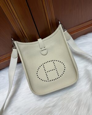 [에르메스] 에블린 mini 17Cm Clemence/ Craie