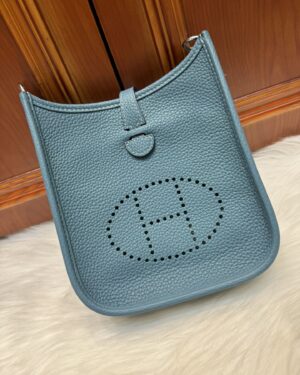 [에르메스] 에블린 mini 17Cm Clemence/ Bleu Jean