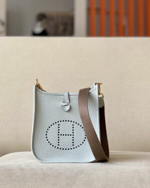 [에르메스] 에블린 mini 17Cm Taurillon Clemence/ Gris Perle